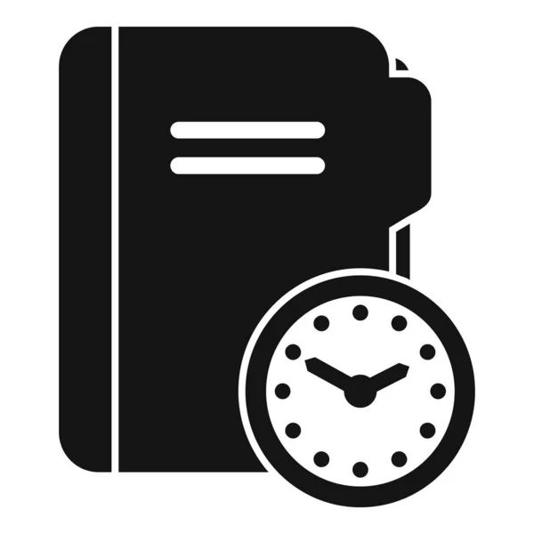 Ordner Task Symbol Einfacher Vektor Arbeitsprojekt Kontrollzeitplan — Stockvektor