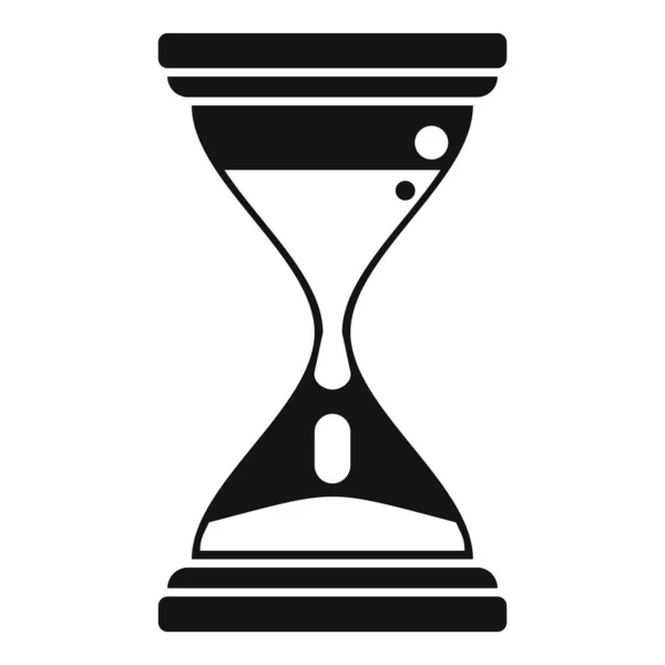 Hourglass Εικονίδιο Απλό Διάνυσμα Έργο Ρολόι Σχολική Ομάδα — Διανυσματικό Αρχείο