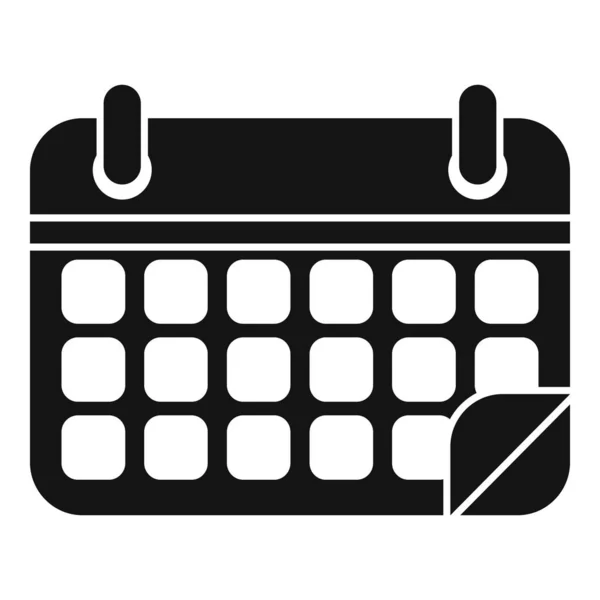 Calendar Help Icon Simple Vector Office Support Work Online — Stock Vector