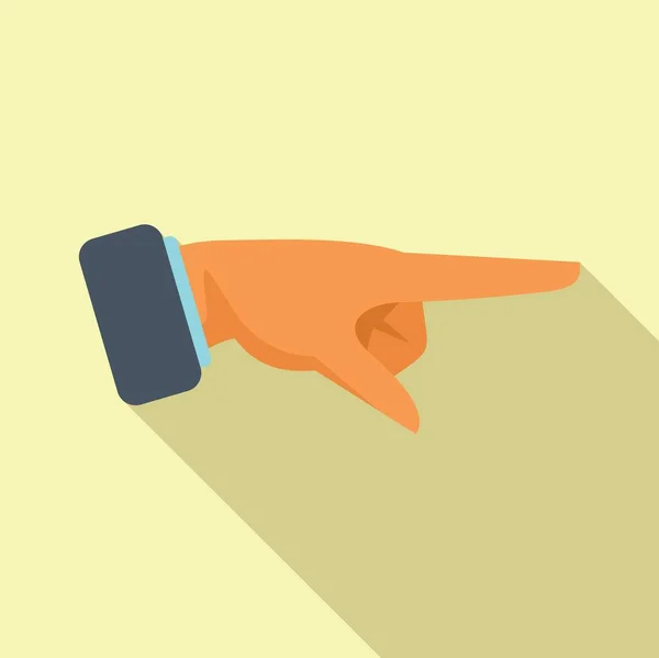 Zeige Den Flachen Vektor Des Fingersymbols Halten Sie Daumendrücken — Stockvektor