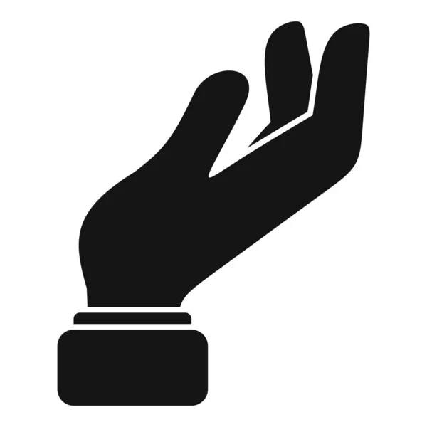 Символ Жеста Краба Простой Вектор Знак Пальца Pinch — стоковый вектор