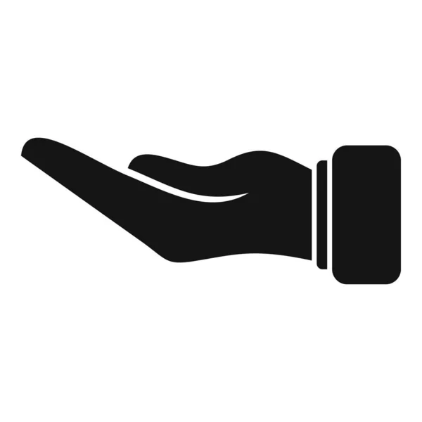 Иконка Заботы Простой Вектор Держи Палец Точка Вверх — стоковый вектор