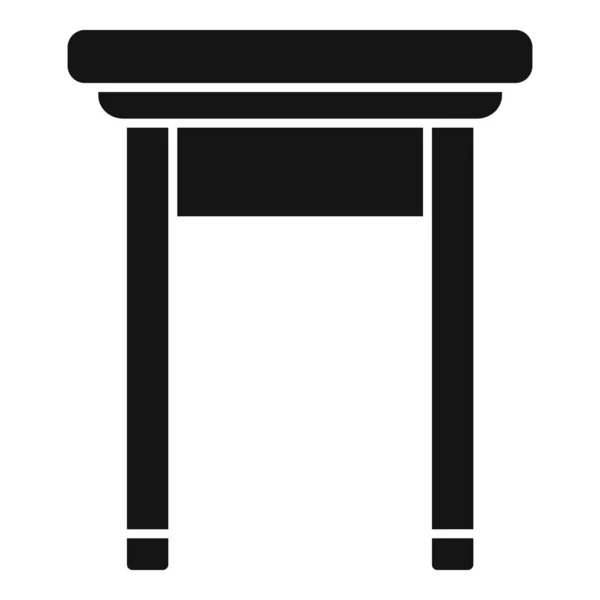 Bezwzględna Ikona Krzesła Prosty Wektor Projekt Pokoju Nowoczesny Dom — Wektor stockowy