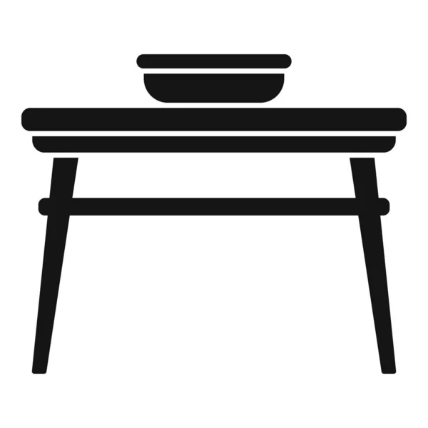 Πίνακας Τροφίμων Εικονίδιο Απλό Διάνυσμα Έπιπλα Σπιτιού Διακόσμηση Μαγειρικής — Διανυσματικό Αρχείο