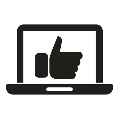 Basit bir ikon vektörü gibi çevrimiçi. Yıldız değerlendirmesi. Müşteri servisi