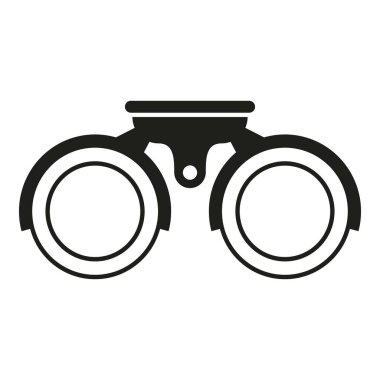 Göz simgesi basit vektörünü kontrol et. Görme yeteneğini test et. Klinik optik