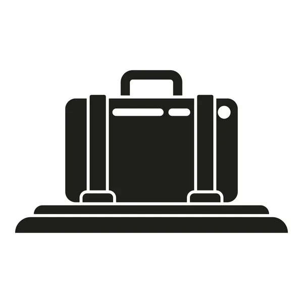 Οροφή Τσάντα Ταξιδιού Εικονίδιο Απλό Διάνυσμα Κουτί Αυτοκινήτου Φορτίο Φορτηγού — Διανυσματικό Αρχείο