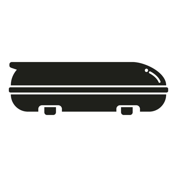 车顶设备图标简单矢量 箱子行李箱封盖自动 — 图库矢量图片