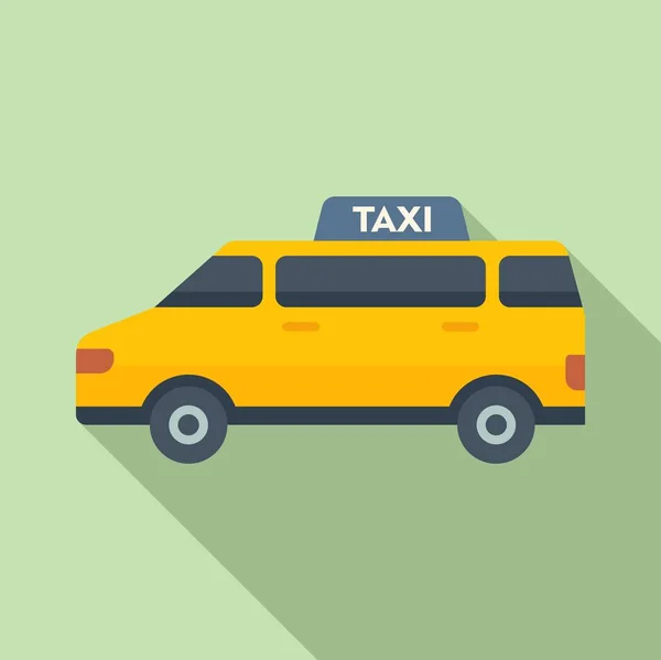 Boka Taxi Buss Ikon Platt Vektor Flygplatstransfer Hotellresor — Stock vektor