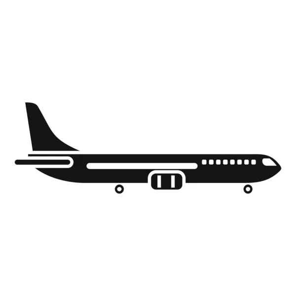 Trip Airplane Icon Simple Vector Airport Transfer Travel Hotel — Stock Vector