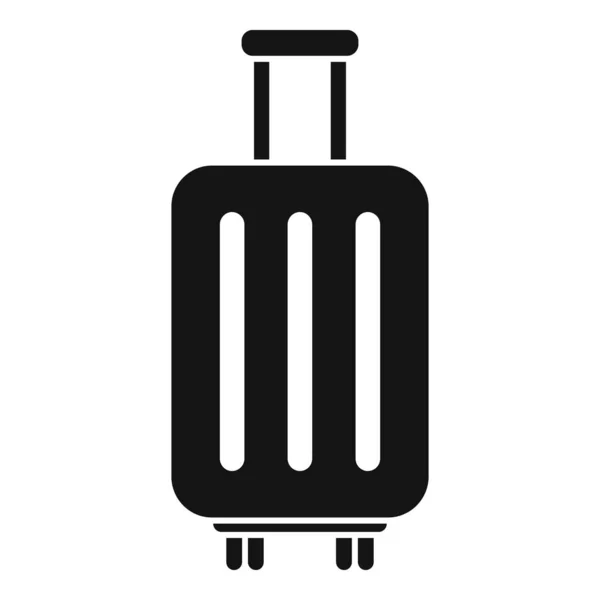 Ταξιδιωτικές Αποσκευές Εικονίδιο Απλό Διάνυσμα Μεταφορά Από Αεροδρόμιο Αεροπλάνο Κυκλοφορίας — Διανυσματικό Αρχείο