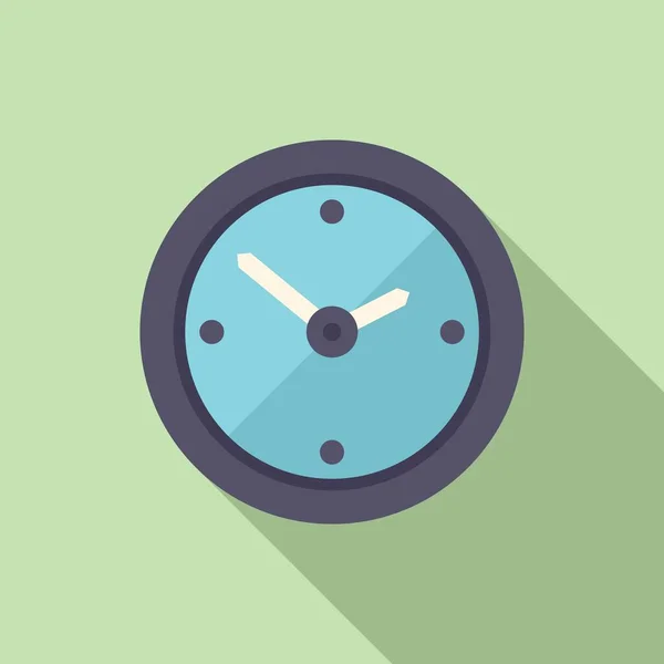 Ícone Relógio Parede Vetor Plano Botão Web Dados Interface —  Vetores de Stock