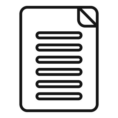 Kağıtla temas kurma ikonu ana hat vektörü. Düğme arayüzü. Adres tasarımı