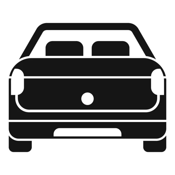 Багажник Значок Простого Вектора Відкритий Автомобіль Сторона Валізи — стоковий вектор