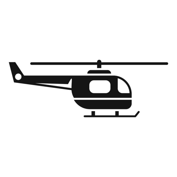 航空直升机图标简单矢量 海空飞行 — 图库矢量图片