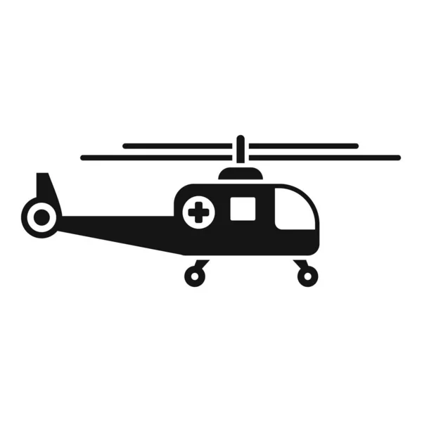 Vlieg Redding Helikopter Pictogram Eenvoudige Vector Luchtmacht Luchtwacht — Stockvector