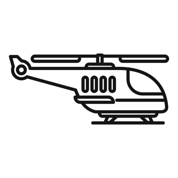 Вектор Значка Спасательного Вертолета Воздушный Транспорт Морские Военные — стоковый вектор