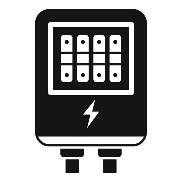 Débranchez Icône Boîte Jonction Simple Vecteur Interrupteur Électrique Circuit Sécurité — Image vectorielle