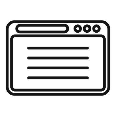 Pazarlama web simgesi ana hatları vektörü. Fiyat ürünü. Satış süreci