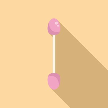 Lehçe araç simgesi düz vektör. Manikür elementi. Pedikür güzelliği