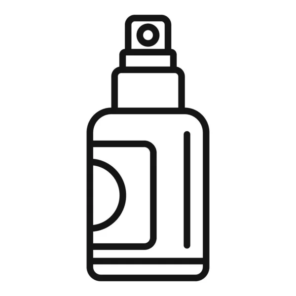 Nose Spray Icon Outline Vector Allergy Seasonal Sick Disease — Stock Vector