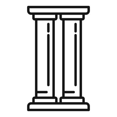 UV lamba ikonu ana hat vektörünü çivile. Tıbbi bakım. Klinik manikürü