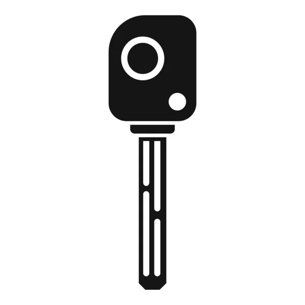 Autoschlüssel Symbol Einfacher Vektor Intelligente Fernbedienung Schleusendienst — Stockvektor