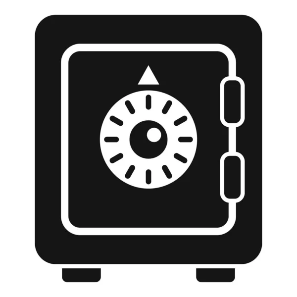 Icône Sécurisée Vecteur Simple Code Verrouillage Énigme Machine — Image vectorielle