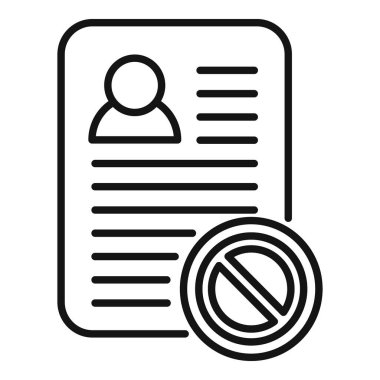 Kullanıcı veri simgesi dış hat vektörünü kaldır. Servisi sil. Çevrimiçi hesap