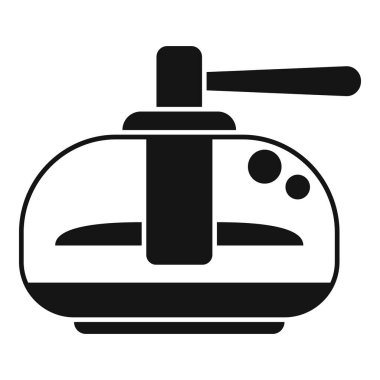 Sebze Kesme ikonu basit vektörünü kullan. Yemek pişirme aleti. Kullanıcı Uygulaması