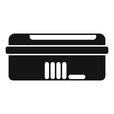 Dilimleyici araç simgesi basit vektör. Mutfak yemekleri. Ekipmanları kes