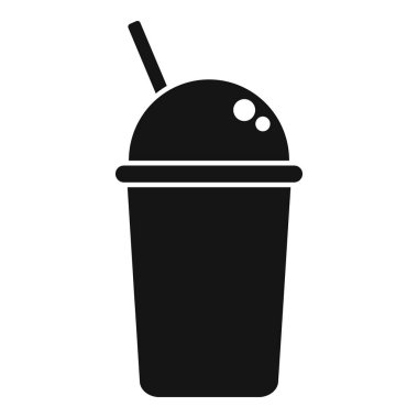 Çocuk kokteyl ikonu basit bir vektör. Su parkı. Havuz suyu