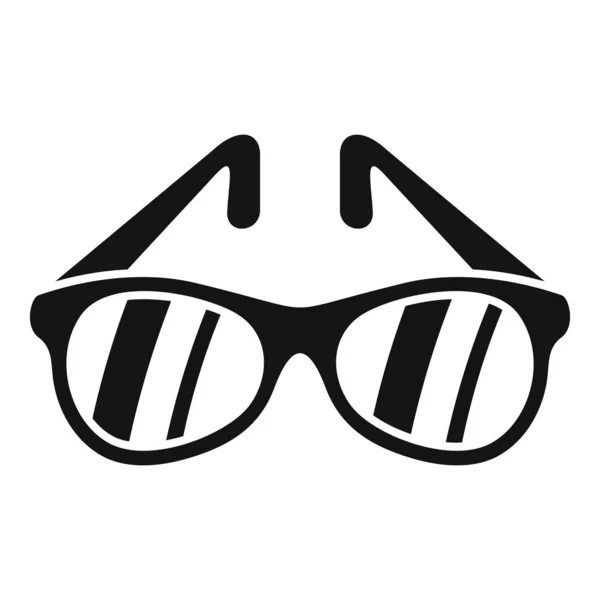 Ikona Letních Slunečních Brýlí Jednoduchý Vektor Vodní Park Zábavní Doba — Stockový vektor