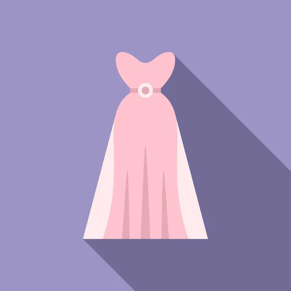 Robe Mariée Type Icône Vecteur Plat Accessoires Pour Mariée Douche — Image vectorielle