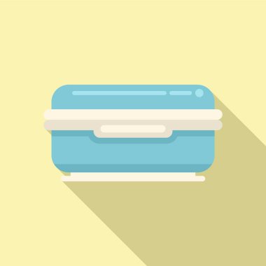 Spa solaryum ikonu düz vektör. Güneş yatağı. Vücut bakımı