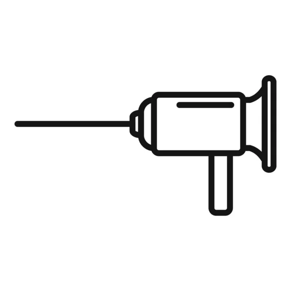 Gastroskopie Icon Outline Vektor Medizinisches Endoskop Medizin Chirurgie — Stockvektor