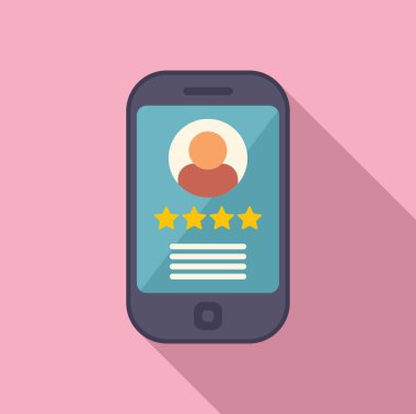 Akıllı telefon ikon düz vektör sıralaması. Madalya ödülü. En büyük zafer