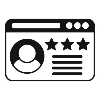 Üst web yöneticisi simgesi basit vektörü. Madalya ödülü. Kalite kazanır.