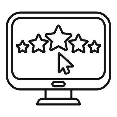 İzleme simgesi ana hatları vektörü sıralanıyor. Madalya kazanan. Kazanma başarısı