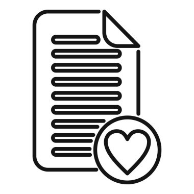 Doc marka büyükelçi ikon taslak vektörü. Sosyal medya. Şöhret