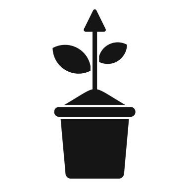 Çekirdek değerleri ot ikonu basit vektörü. Müşteri kültürü. Güven odağı