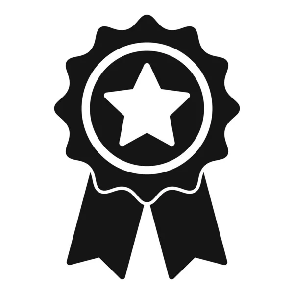 Ranking Emblem Icon Simple Vector Medal Award Trophy Winner — Stock Vector