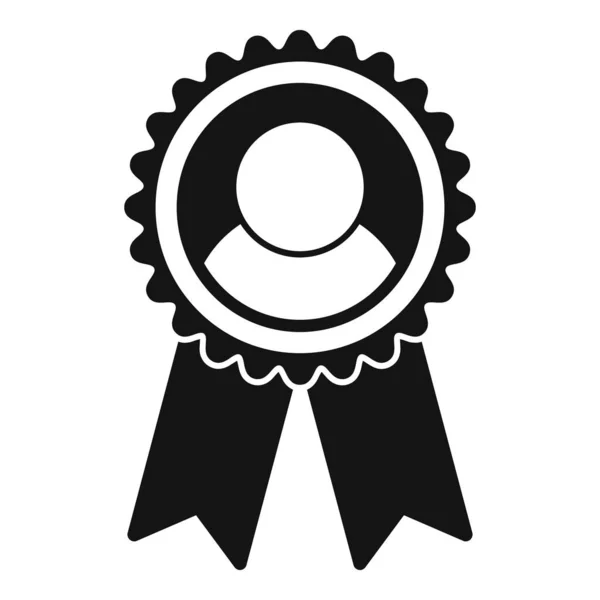 Emblema Marca Embajador Icono Vector Simple Redes Sociales Comercialización — Archivo Imágenes Vectoriales
