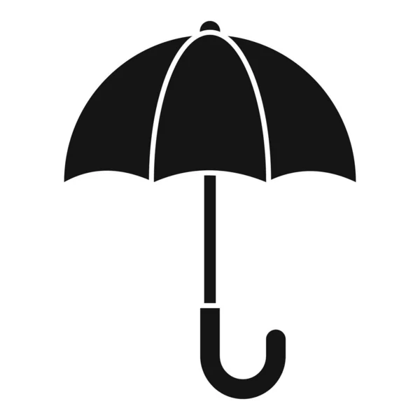 Şemsiye Koruma Simgesi Basit Vektör Çekirdek Değeri Tutkuya Güven — Stok Vektör