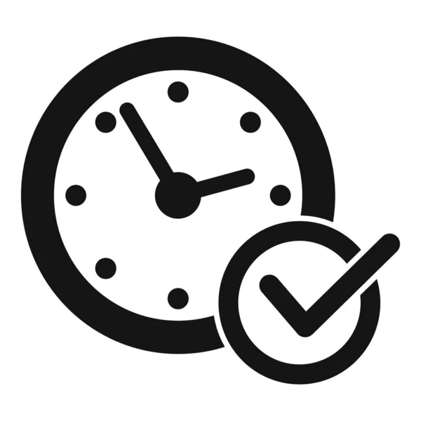 Icono Propósito Tiempo Vector Simple Pasión Social Misión Corporativa — Vector de stock