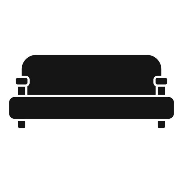 Lounge Sofa Ikon Vektor Sederhana Kamar Furnitur Rumah Interior - Stok Vektor