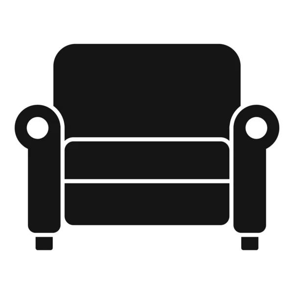 Символ Кресла Простой Вектор Мебель Класса Люкс Проектирование — стоковый вектор