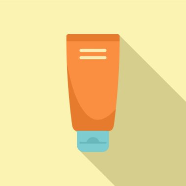 D vitamini krem tüpü düz vektörü. Besin maddesi. Diyet cilt