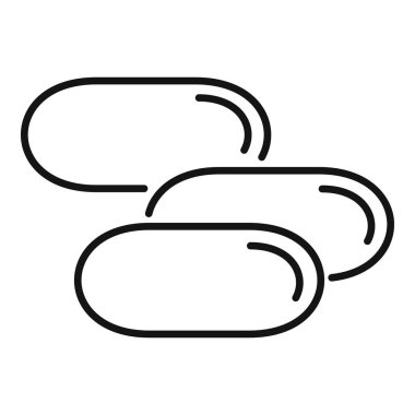 D vitamini kapsülü ana hat vektörü. Besleyici yiyecekler. Sağlık diyeti