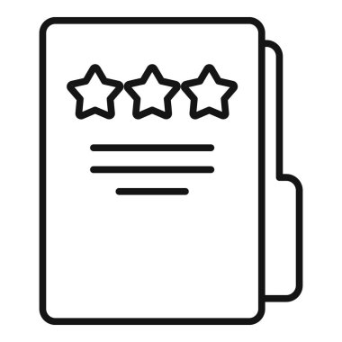 Dizin simgesi ana hatları vektörüne güven. Sosyal şirket. Çekirdek çalışması